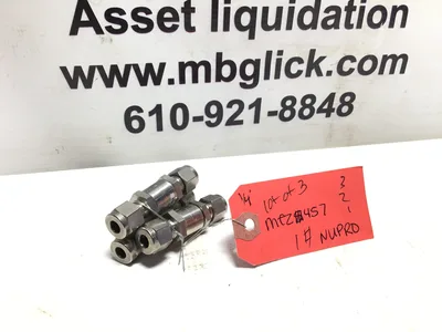 Swagelok Stainless Steel Poppet check valve 1 PSIG CRACK PRESSURE
