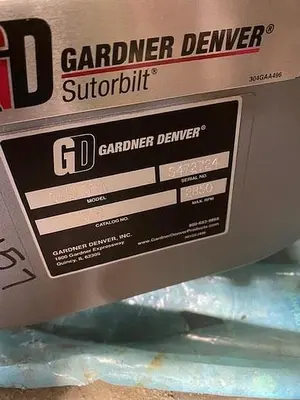 NEW GARDNER DENVER SUTORBILT 5LR
