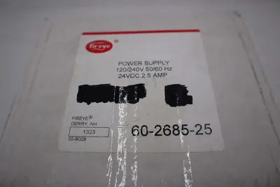 Fireye 60-2685-25 24VDC Power Supply NEW IN BOX STOCK 2919A