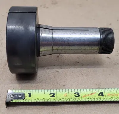 5C STEP COLLET, 3" HEAD DIAMETER, 1-1/8" HEAD THICKNESS, 1/8" PILOT HOLE, 4.5" OAL