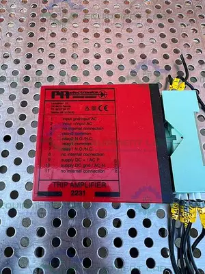 USED PR ELECTRONICS 2231 TRIP AMPLIFIER 24V W/ RELECO S3-B RELAY SOCKET