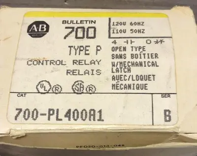 Used ALLEN BRADLEY 700-PL400A1 Miscellaneous Equipment (Electrical & Power) | Surplus Asset Holdings #1204078