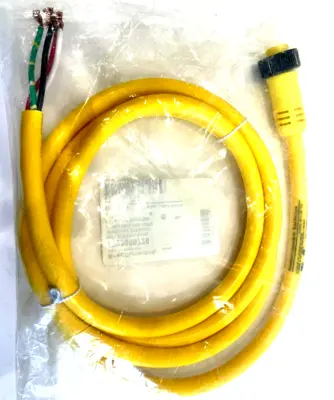 NEW MOLEX 1300060728 4P FEMALE STRAIGHT PVC CORD LOT OF 5