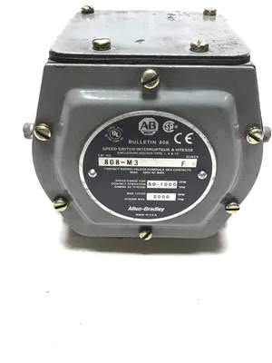 ALLEN-BRADLEY SER. F 50-1000RPM SPEED SWITCH 808-M3