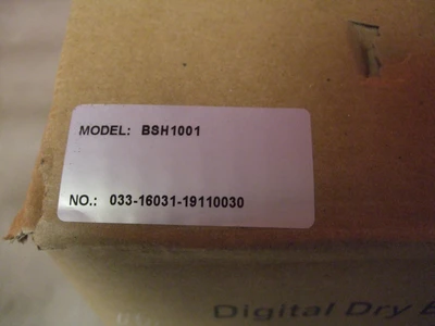 NEW BENCHMARK BSH1001