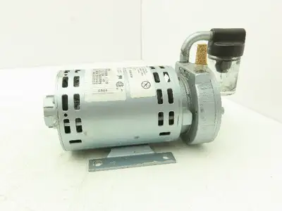 Gast 0532-104A-G621X Motor Mounted Rotary Vane Vacuum Pump 0.6 CFM 15 PSI 115V