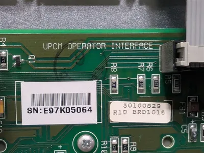 Trane 50100829 UPCM Operator Interface Assembly Rev 10 Used