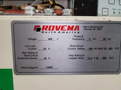Used ROVEMA VPR-250 ROTOSEAL FORM FILL AND SEAL Pump & Valve Parts | ND Industrial Surplus #1214873