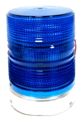 NEW FEDERAL SIGNAL 131DST-012-024B STROBE LIGHT 12-24VDC BLUE 131DST012024B