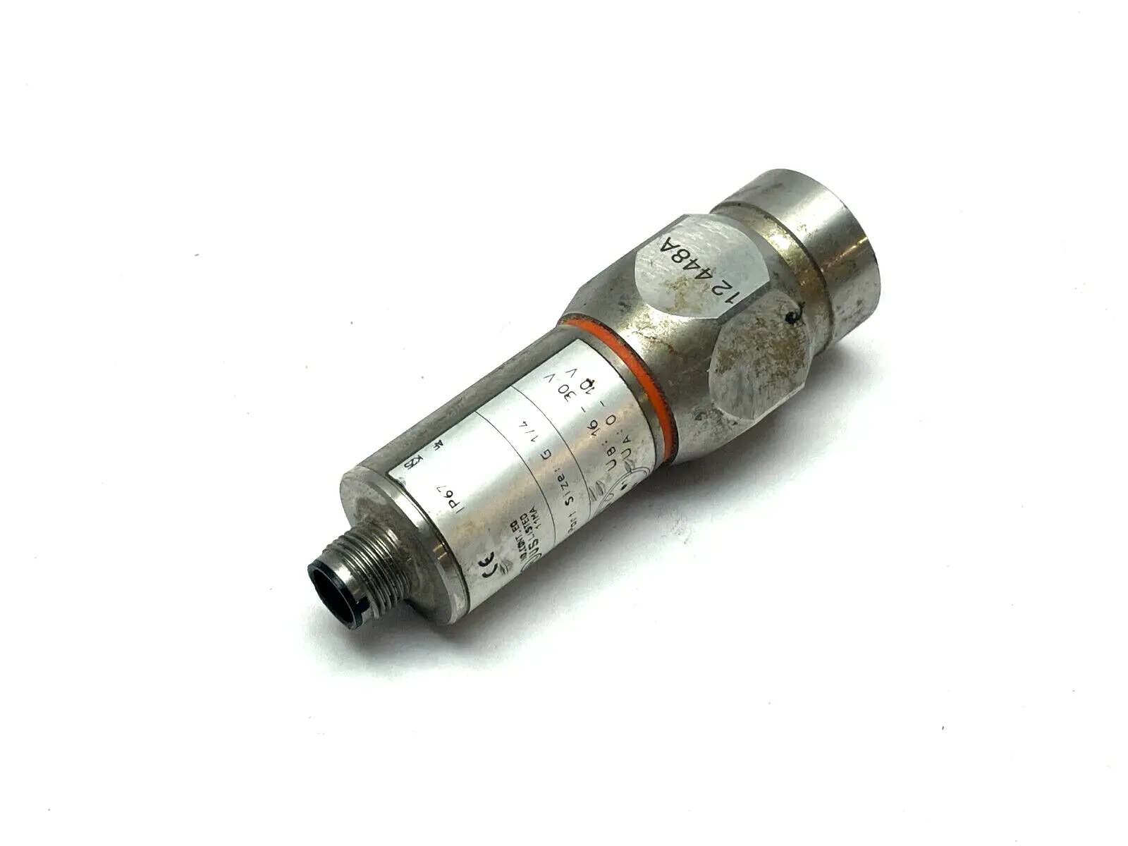 PA9021 | IFM  Pressure Transmitter w/ Measuring Cell PA-250-SBR14-B-DVG/US/V - Used