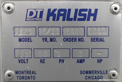 Used KALISH STARCAP 5123 Cappers Chuck - Single Head Illinois US | Aaron Equipment #86981