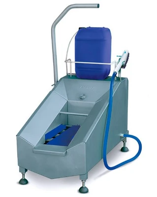 USED Roser MODEL 29748 AUTOMATIC SOLE AND BOOTH WASHER WITH MANUAL BRUSH