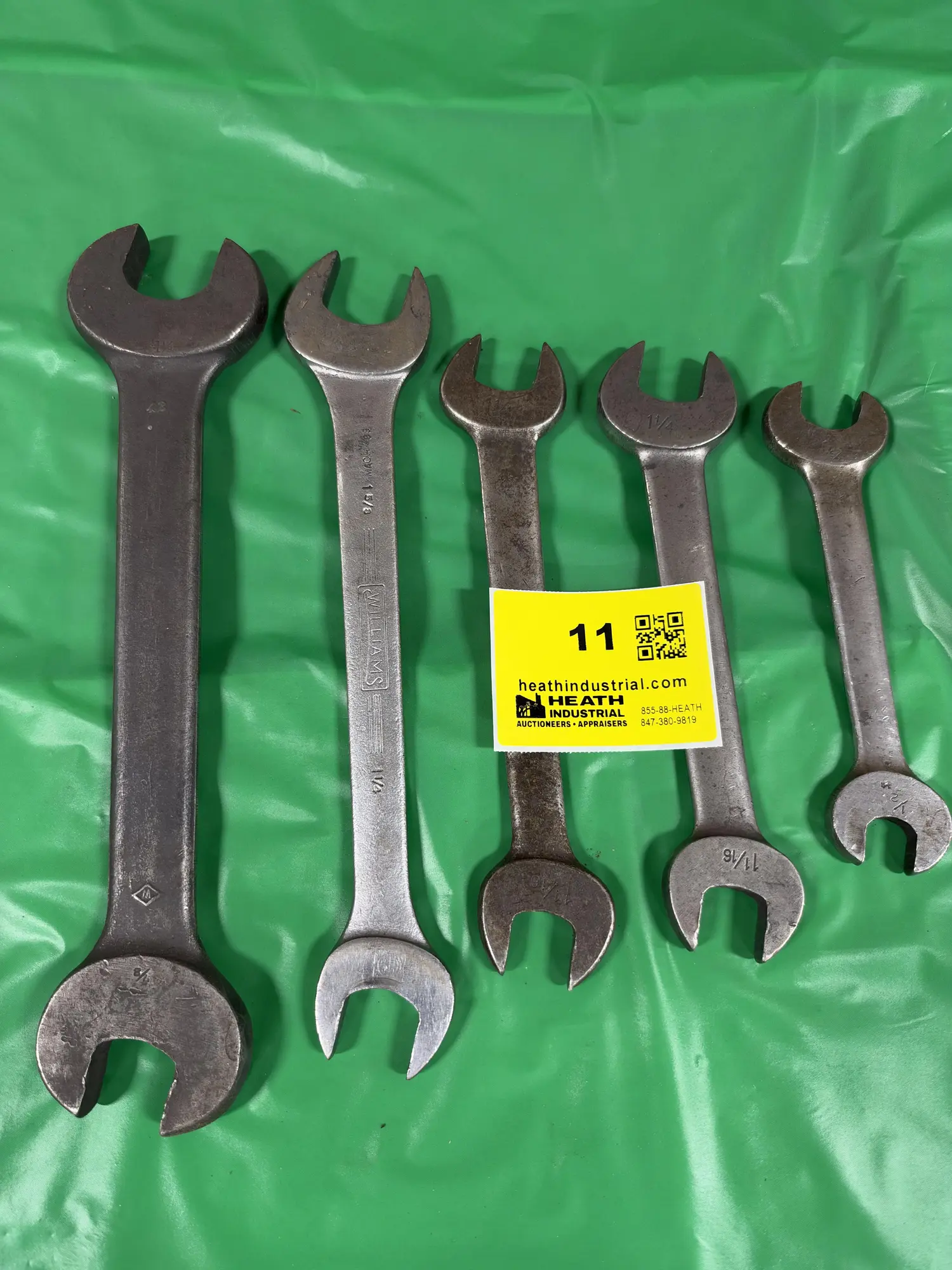 Used _UNKNOWN_ (5) COMBINATION WRENCHES Wrenches Illinois US | Heath Industrial Auction Services #1549562