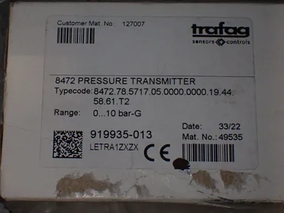 New | in-Stock TRAFAG 8427 Pressure Transmitters Ohio US | HGR 24 #1187087