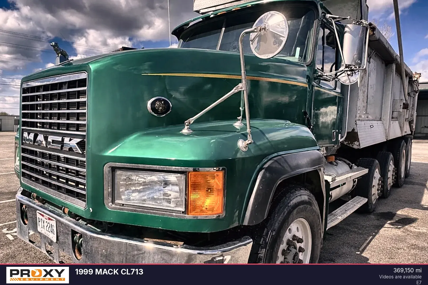 Used 1999 MACK CL713 Dump trucks Ohio US | Proxy Equipment #1383068