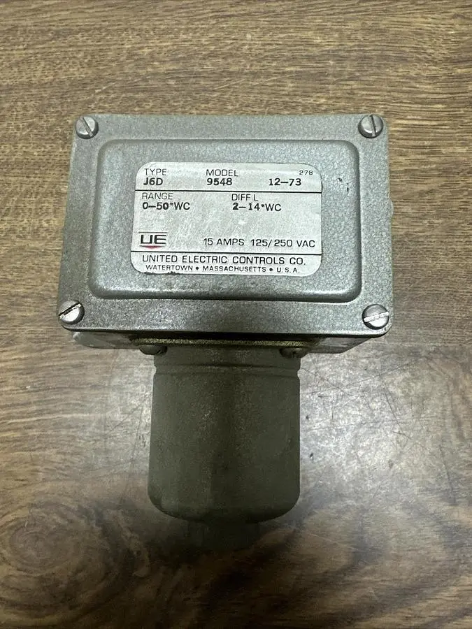 New | in-Stock UNITED ELECTRIC CONTROLS J6D 9548 Miscellaneous Equipment (Electrical & Power) Ohio US | Surplus Asset Holdings #1242219