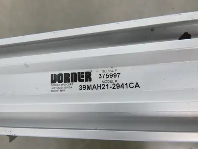 Dorner 2200 Portable Belt Conveyor 8'L x 21.25"W Variable Speed 115V 130FPM