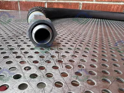 USED HUBER INSULATED CHILLER HOSE 53" W/ 1" FEMALE THREADED TO QUICK RELEASE