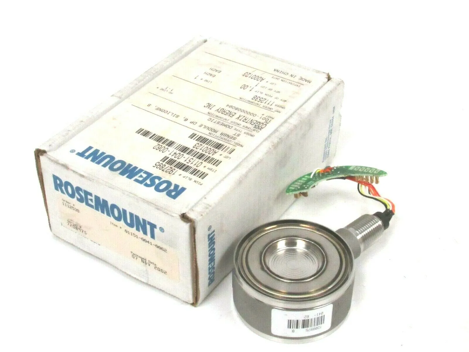 NEW ROSEMOUNT 01151-0041-0062 SENSOR MODULE 0115100410062
