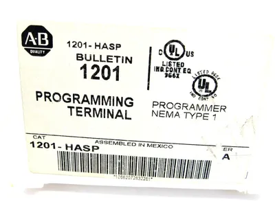 NEW ALLEN BRADLEY 1201-HASP PROGRAMMING TERMINAL SERIES A 1201HASP