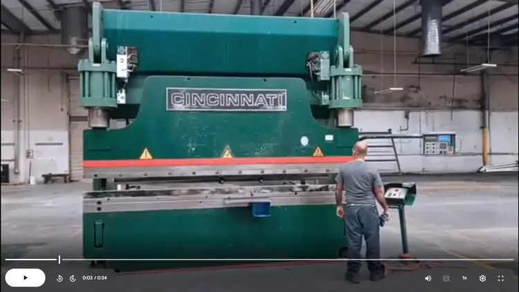 Used Cincinnati 350CBII x 10ft Press Brakes MX | Machine Tool Bids #1370857
