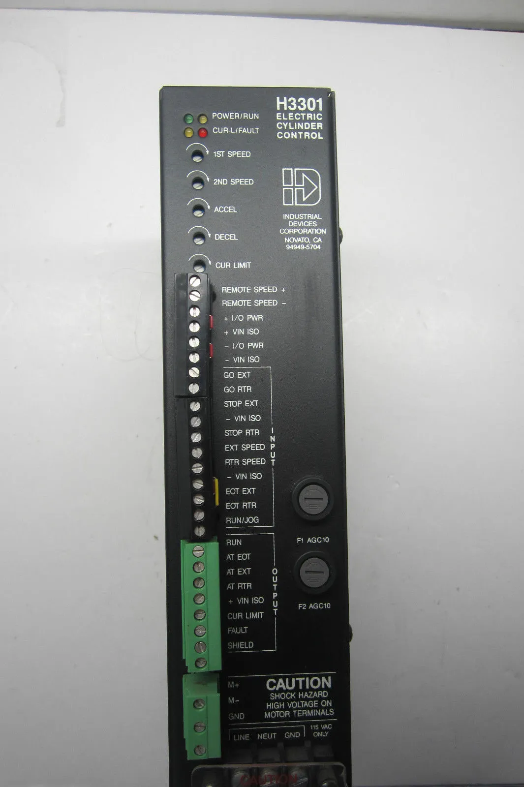 INDUSTRIAL DEVICES H3301 ELECTRIC CYLINDER SERVO CONTROL H3301