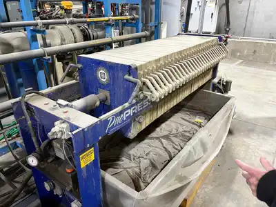 1999 Pacific Press 4 Cubic Foot Filter Press - Plate & Frame | Perry Equipment (1)