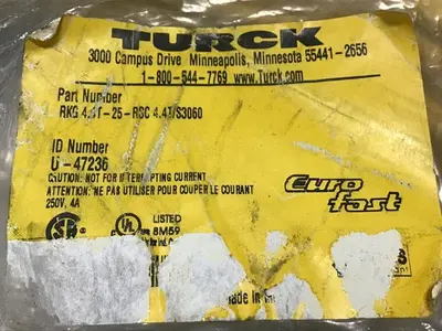 USED TURCK ELEKTRONIK RKG 4.4T-25-RSC