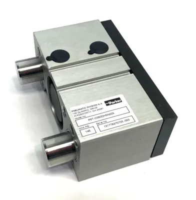 New | in-Stock PARKER PNEUMATIC GUIDED SLIDE CYLINDER, 50MM BORE, 25MM STROKE Pneumatic Cylinders Michigan US | Maverick Industrial Sales #1091957