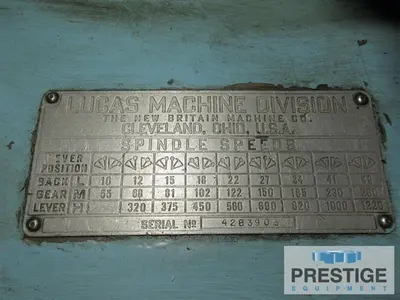 Used 1968 LUCAS 542B120 Horizontal Table Type Boring Mills New York US | Prestige Equipment #1404117