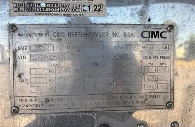 Used CIMC 53 Reefer Trailers Illinois US | Mitsubishi HC Capital America #1362617