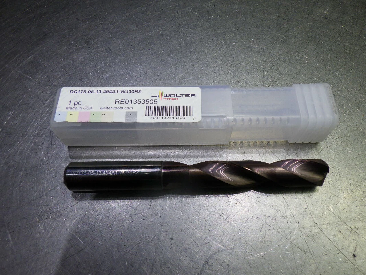 Walter 17/32" Coolant Thru Carbide Drill 14mm DC175-05-13.494A1-WJ30RZ (LOC1181B)