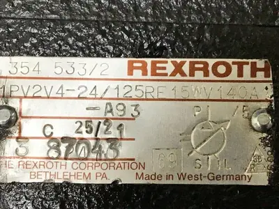 USED REXROTH 1PV2V424125RE15WV140A1