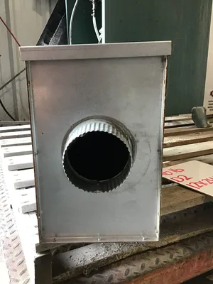 Air box one,4″ high flow charcoal filter 400 CFM Stealth addition