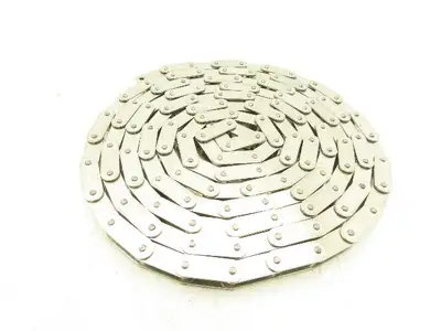 Tsubaki 2040SS Stainless Roller Chain 1" Pitch 10'L Single Strand  Lot of 2