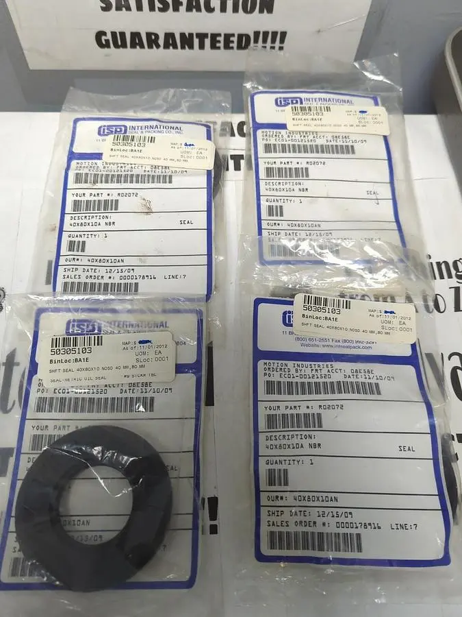 New | in-Stock NBR 40X80X10A Pump & Valve Parts Ohio US | Surplus Asset Holdings #1244946
