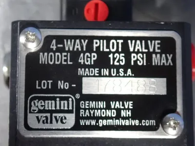 New | in-Stock GEMINI VALVE 4GPMR03D24VDCDS Pumps Ohio US | HGR 24 #1089497