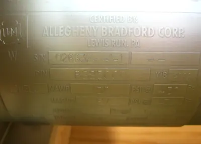 NEW Allegheny Bradford B885000