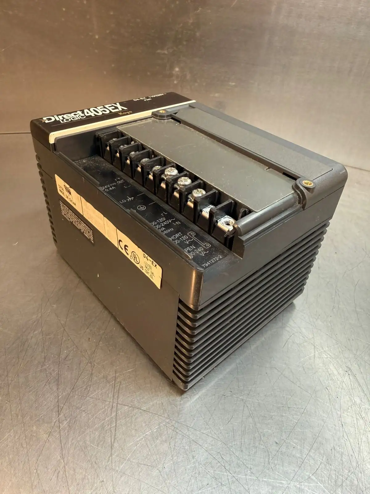 Koyo Direct Logic 405EX CPU D4-EX 110/220V Automation Direct (9.3.4)