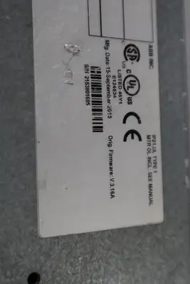 ABB ACH550-UH-125A-4 AC DRIVE 550 SERIES 3 PHASE 380-480 V AC STOCK S686