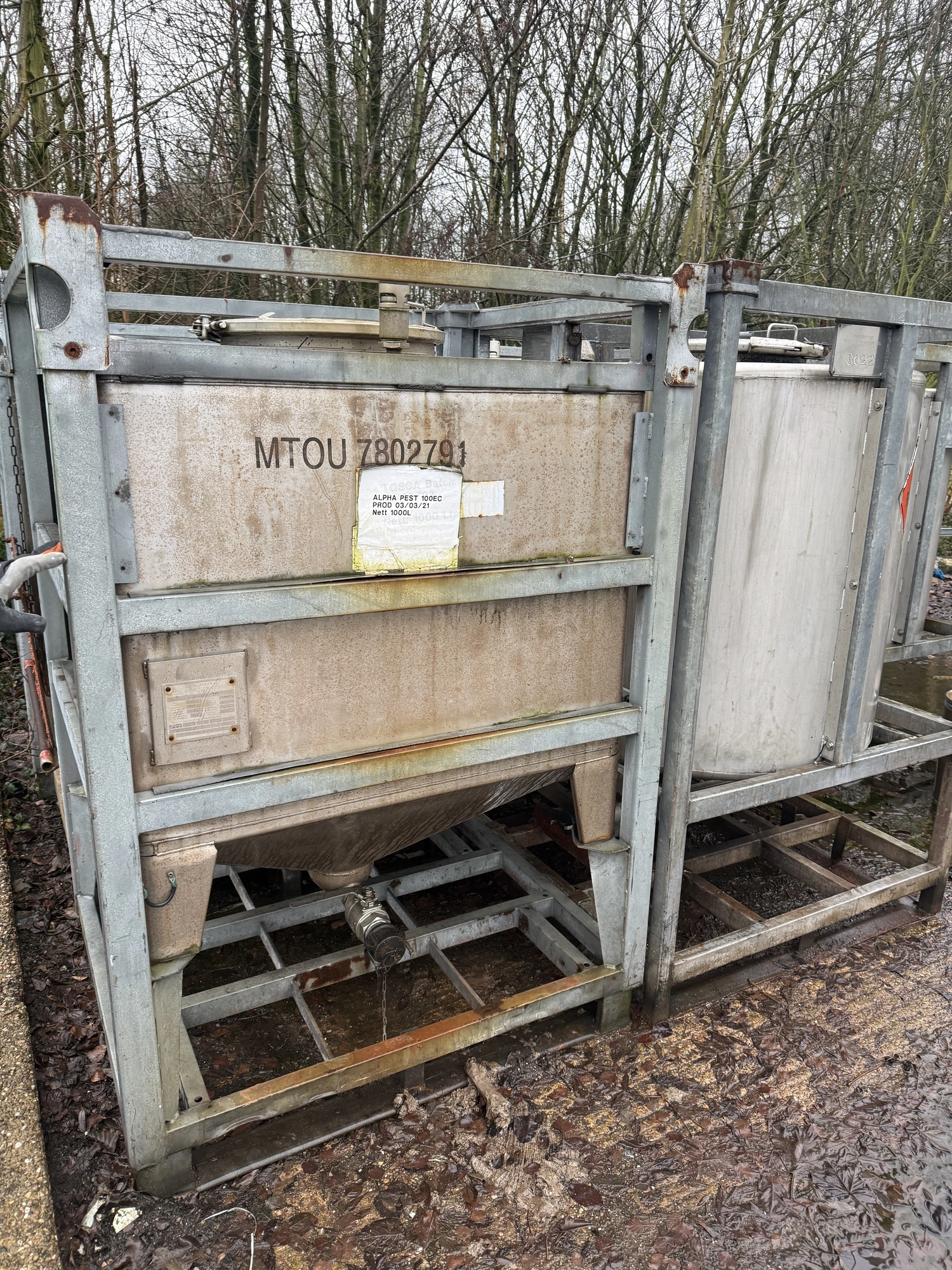 1000L S/S Bison IBC Containers