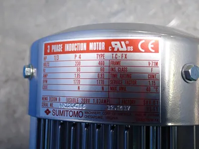 Sumitomo 1/3 Hp Gear Drive