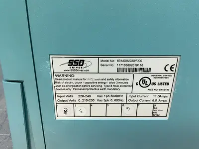 Used EUROTHERM DRIVES 631/006/230/F/00 Variable Speed Drives Ohio US | HGR 24 #1323818