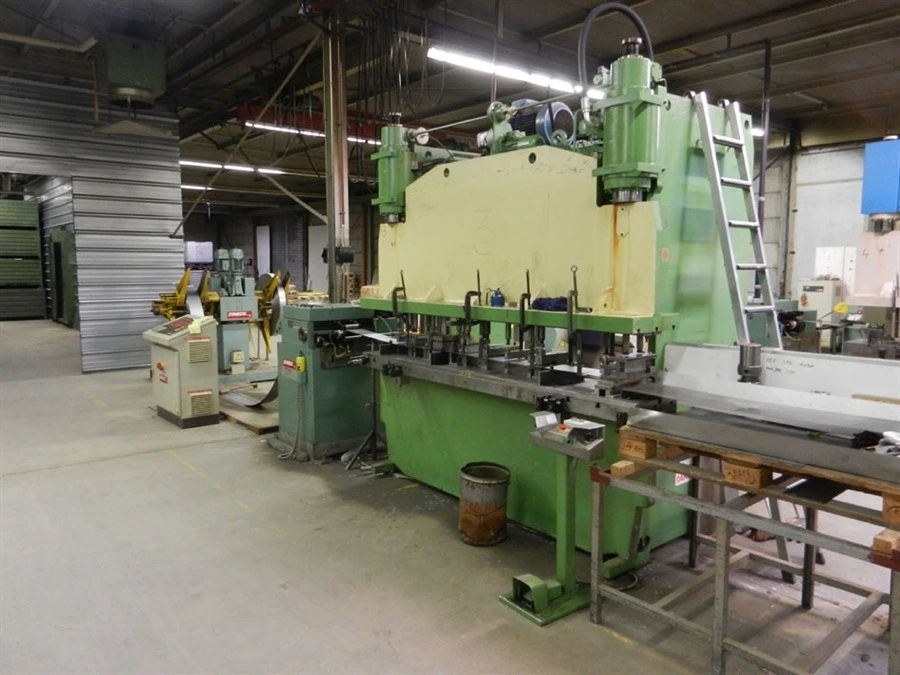 USED DIMECO DECOIL./ STRAIGHT/ FEEDER LVD PUNCHPRESS