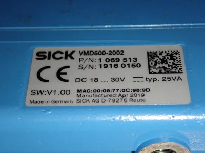 Used 2019 SICK VMD5002002 Barcode Scanners Ohio US | HGR 24 #798850