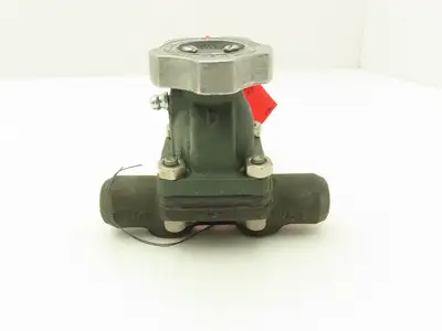 Rockwell Hanna 1/2" Diaphragm Pinch Valve Buttweld Fig CWP 5