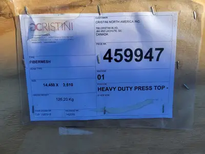 14.450 mm x 3.510 mm Cristini Fibermesh