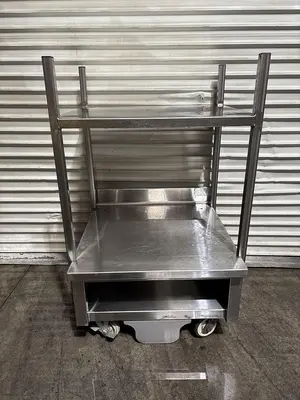 Pro Stainless "Heavy Duty" Double Oven Stand with Casters