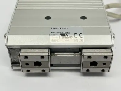 LEHF20K2-24 | SMC  Belt Driven Horizontal 2-Finger Electric Gripper 24mm Stroke - For parts or not working