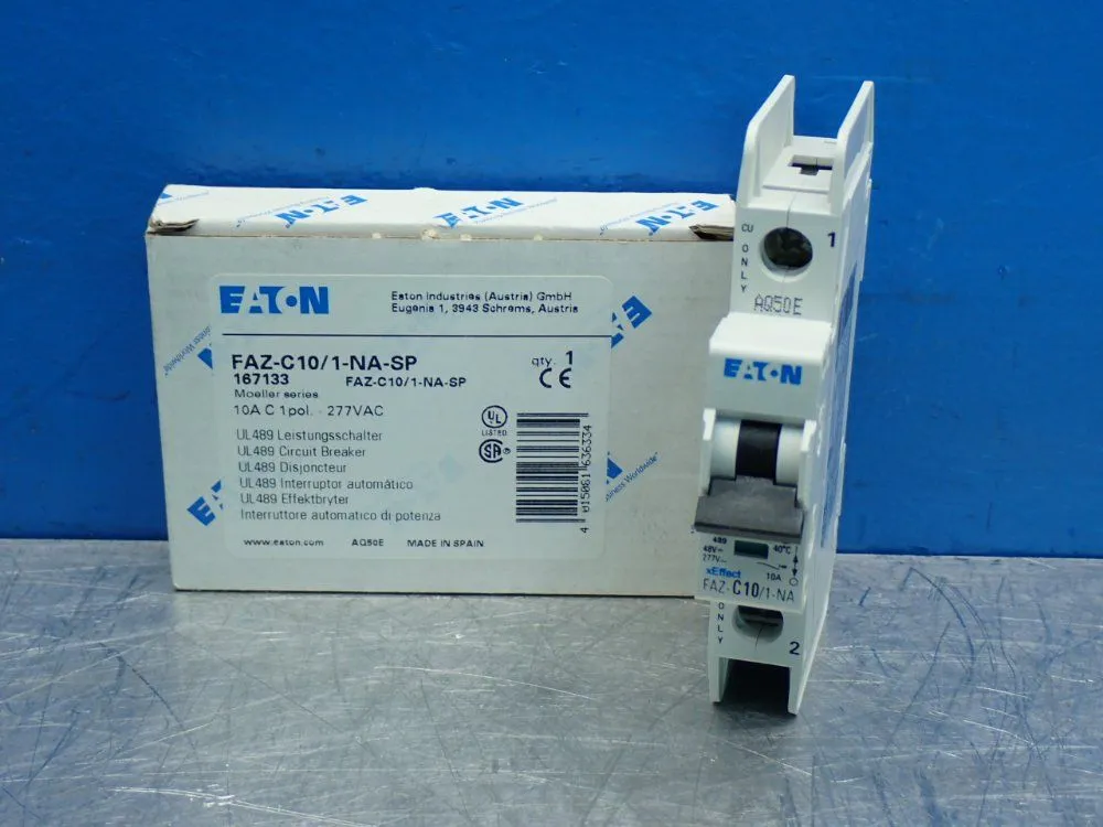 New | in-Stock EATON FAZC10/1NASP Circuit Breakers Ohio US | HGR 24 #801970